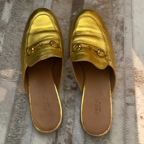 Authentic Gucci Princetown horse-bit mules sz 9.5 - Picture 2 of 5